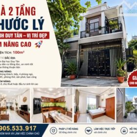 🏡 NHÀ 2 TẦNG 2 MÊ MẶT TIỀN PHƯỚC LÝ 15 – GẦN ĐH DUY TÂN – VỊ TRÍ ĐẸP, TIỀM NĂNG CAO 🚀