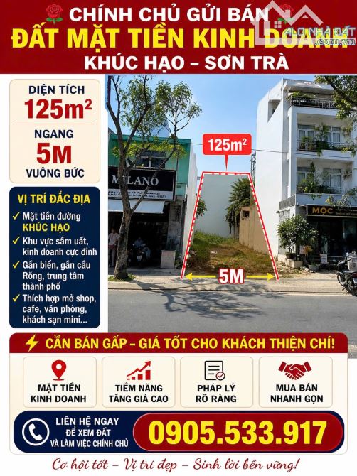 018603471-5410-ban-nha-mat-tien-quan-son-tra-gia-re 🌹🌹🌹 CHÍNH CHỦ GỬI BÁN ĐẤT MẶT TIỀN KHÚC HẠO – SƠN TRÀ 🌹🌹🌹 🔥 Vị