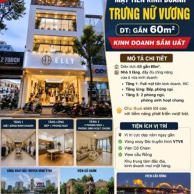 🔥 NHÀ 3 TẦNG MẶT TIỀN TRƯNG NỮ VƯƠNG – KINH DOANH SẦM UẤT – VIEW CẦU RỒNG 🔥