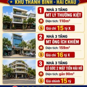 🔥🔥 CHÀO BÁN 3 SẢN PHẨM GIÁ TỐT KHU THANH BÌNH – Hải Châu 🔥🔥