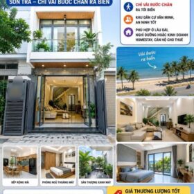 🌊🏡 NHÀ 2 TẦNG MẶT TIỀN TRẦN NHẬT DUẬT – SƠN TRÀ – CHỈ VÀI BƯỚC CHÂN RA BIỂN