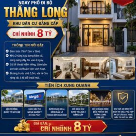 🏡✨ NHÀ 2 TẦNG NGAY PHỐ ĐI BỘ THĂNG LONG – KHU DÂN CƯ ĐẲNG CẤP – CHỈ NHỈNH 8 TỶ ✨🏡