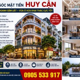 🔥🔥 LÔ GÓC MẶT TIỀN HUY CẬN – KINH DOANH SẦM UẤT – VỪA Ở VỪA KHAI THÁC CỰC TỐT 🔥🔥  🏡