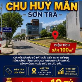 🔥 BÁN NHANH LÔ ĐẤT MẶT TIỀN CHU HUY MÂN – SƠN TRÀ 🔥