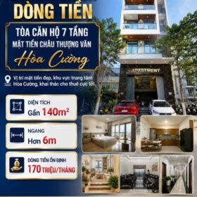 🔥🔥 SIÊU PHẨM DÒNG TIỀN – TÒA CĂN HỘ 7 TẦNG MẶT TIỀN CHÂU THƯỢNG VĂN – HÒA CƯỜNG 🔥🔥
