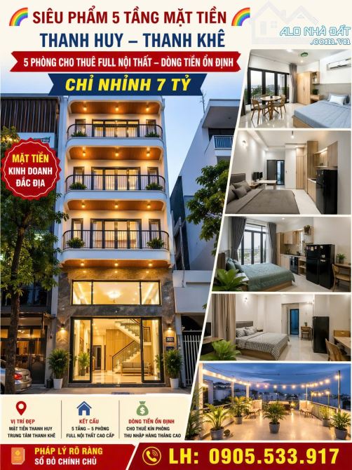 118543990-3300-ban-nha-mat-tien-quan-thanh-khe-gia-re 🌈 SIÊU PHẨM 5 TẦNG MẶT TIỀN THANH Huy – THANH KHÊ – DÒNG TIỀN ỔN ĐỊNH – CHỈ NHỈNH 7 TỶ 🌈 - 1