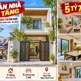 NHÀ 2 TẦNG DIỆN TÍCH 120M² – ĐƯỜNG ẤP BẮC, NGAY CHỢ NON NƯỚC, NGŨ HÀNH SƠN – CHỈ 5,X TỶ