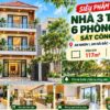 SIÊU PHẨM NHÀ 3 TẦNG – 6 PHÒNG NGỦ – SÁT CÔNG VIÊN AN NHƠN-SƠN TRÀ